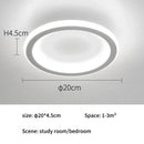DecorBites™ LED White Ceiling Chandelier with Remote Control