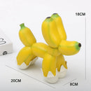 DecorBites™ Banana Balloon Dog Sculpture - Modern Pop Art Resin Statue for Home Decor