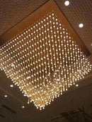 DecorBites™ LED Chandelier: Custom Hotel Lobby Lighting Solution