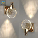 DecorBites™ Crystal LED Wall Lamp for Bedroom Living Room and Bathroom Makeup