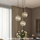 DecorBites™ Glass Ball LED Pendant Lamp, Modern Nordic Living Room Decor Lighting