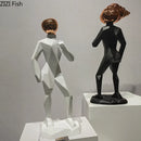 DecorBites™ Abstract Resin Sculpture Room Decoration Set