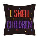DecorBites™ Halloween Linen Cushion Cover for Living Room Decor and Sofa - Trick or Treat