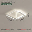 DecorBites™ Geometric LED Ceiling Lamp | Modern Nordic Bedroom Study Light