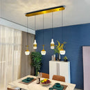 DecorBites™ Crystal LED Chandelier for Dining Room Decor
