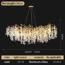 DecorBites™ Crystal Money Tree Chandelier - Modern LED Suspension Light for Luxury Living Areas