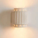 DecorBites™ Cream White Resin Wall Sconce LED Light for Bedroom, Living Room, Study