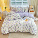 DecorBites™ Cotton Single Duvet Cover - Skin Friendly Quilt Cover for Single King Bed