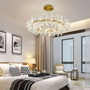 DecorBites™ Crystal Flower Chandelier: Nordic Luxury Lighting for Home Decor & Restaurant