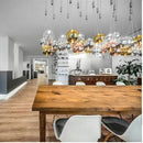 DecorBites™ Glass Ball LED Pendant Light Fixture for Home Decor and Lighting in Various Rooms