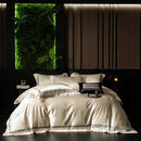 DecorBites™ Luxe Champagne Bedding Set in Silky Egyptian Cotton - Queen King Sizes