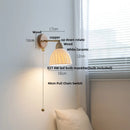DecorBites™ Ceramic Wood Up Down Rotate LED Wall Sconce Light Fixtures