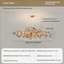 DecorBites™ Gingko Leaf Chandelier: Modern Luxury Art Decor for Home, Restaurant & Bar