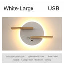 DecorBites™ LED Wall Lamp with USB Charging Port and Switch - Indoor Lighting for Bedside