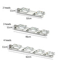 DecorBites™ Crystal LED Mirror Light: Modern Bathroom Wall Sconce Stainless Steel Lighting Fixtures