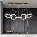 DecorBites™ Crystal Chandelier Pendant Light for Living Room Dining Room Ceiling Lighting