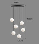 DecorBites™ LED Ceiling Lamp Chandelier: Modern Decorative Lighting for Bedroom and Dining Room