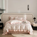 DecorBites™ Eucalyptus Fiber Bedding Set: Duvet Cover, Bed Sheet, Fitted Sheet, Pillowcases