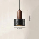 DecorBites™ Cream Nordic Small Pendant Lamp for Modern Wabi Sabi Bedroom Decor