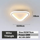 DecorBites™ LED Ceiling Lamp: Square Round Indoor Lighting, Bedroom, Entrance Hall, Neutral/Cool/Warm White