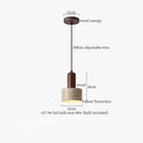 DecorBites™ Creative Stone LED Pendant Light Yellow Travertine Nordic Minimalism Hanging Lamp