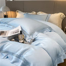 DecorBites™ Eucalyptus Fiber Lace Bedding Set for Soft, Silky & Cool Skin-friendly Comfort
