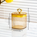 DecorBites™ Acrylic Seasoning Jar Set with Tray - Kitchen Storage Organizer