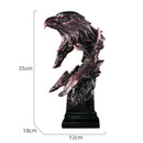 Bronze Resin Eagle Collectible Decorative Eagle Statue Home Decor Office Decor Statue, Art Decor Ornament, Birthday Holiday Gift