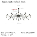 DecorBites™ LED Ceiling Chandelier Nordic Living Dining Room Bedroom Lighting Fixture