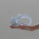 DecorBites™ Geometric Glass Twine Knot Ornament Home Decor