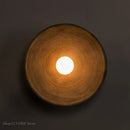 DecorBites™ Japanese Style Circle Wall Lamp for Bedroom, Living Room, Dining Room, Aisle Décor