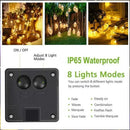 DecorBites™ Crystal Fairy Solar String Lights - 8 Modes Waterproof Outdoor Patio Decor