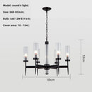 DecorBites™ Gold Metal Glass LED Pendant Lights Chain Hanging Lamp
