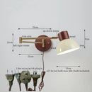 DecorBites™ Creamy Iron LED Wall Lamp Bedroom Living Room Bathroom Mirror Stair Light