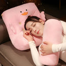 DecorBites™ Dumb Duck Square Back Cushion: Comfortable Support for Cervical Spine
