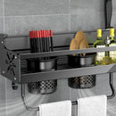 DecorBites™ Double-Layer Kitchen Organizer Wall Spice Storage Rack