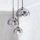 DecorBites™ Gradient Glass Pendant Lamp with LEDs for Living Room, Bedroom - E27