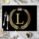 DecorBites™ Kitchen Table Mats Set of 4, 42*32cm, Cotton Linen Coasters for Dining Home Decor