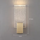 DecorBites™ Gold Crystal LED Wall Lights for Bedroom Decoration