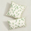 DecorBites™ Daisy Floral Embroidery Cushion Cover, Soft Cozy for Living Room Sofa