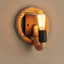DecorBites™ Hemp Rope Wall Lamp for Home & Commercial Spaces