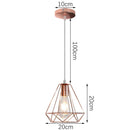 DecorBites™ Industrial Retro Loft LED Pendant Light for Home Living Room Kitchen