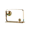 DecorBites™ Golden Ball Cube Stainless Steel Sculpture - Home Decor Ornament