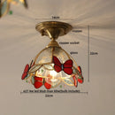 DecorBites™ Glass LED Ceiling Lamp Modern Copper Socket Ceiling Lights