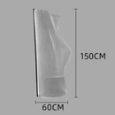 Modern gold floor lamp with white fabric diffuser living room light