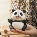 DecorBites™ 14cm Panda Baby Figurines: Fierce & Cute Animal Collection for Home Office Decor