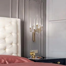 DecorBites™ Crystal Candle Wall Sconce: Luxury Retro Light Fixture for Living Room Decor