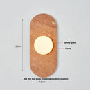 DecorBites™ Glass Globe LED Wall Lamp: Modern Nordic Stone Bathroom Mirror Light