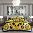 DecorBites™ 1200TC Golden Egyptian Cotton King Queen Bedding Set, Custom Size Option