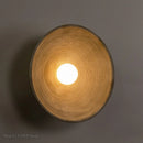DecorBites™ Japanese Style Circle Wall Lamp for Bedroom, Living Room, Dining Room, Aisle Décor